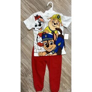 Toddler Unisex PAW‎ PATROL Short Sleeves Pajama Set Size 24 Months NWT